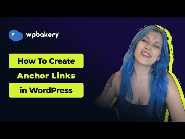 Create anchor links (page jumps) in WordPress | Classic editor, Gutenberg, and WPBakery