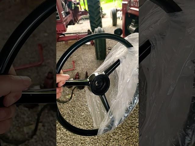 My Biggest Concern Pulling this Steering Wheel #farmallfanatic #redpower #shorts