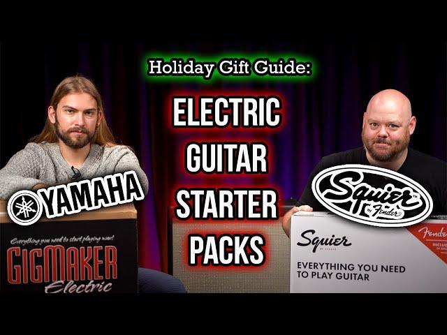 Electric Guitar Pack Unboxing: Squier vs. Yamaha | Our Holiday Gift Guide!