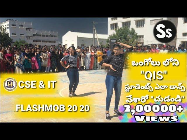 | QISIT | Cse&It 2020 flashmob & dance | QIS COLLEGE OF ENGINEERING qis ongole | vengamukka palem