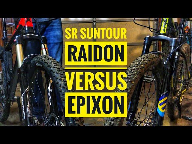 SR Suntour Raidon Versus Epixon - Air Fork Comparison