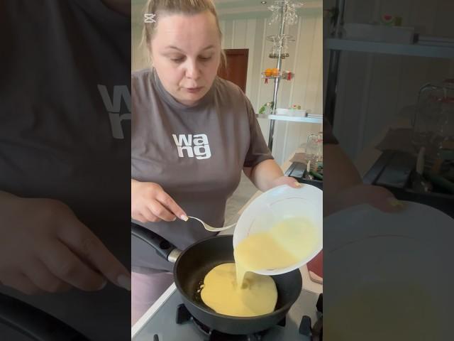 #пицца из яиц на сковороде