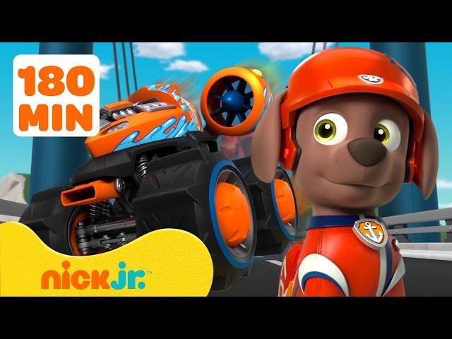 Paw Patrol | Aventuras de Ruedas de Rescate de PAW Patrol #6 con Zuma  3 Horas | Nick Jr en Español