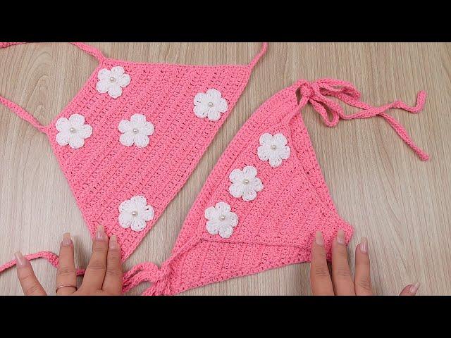 NO PARARAS DE TEJER ESTE TRAJE DE BAÑO A CROCHET