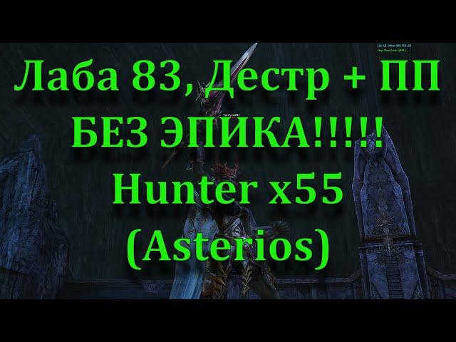 Лаба 83, Дестр + ПП, БЕЗ ЭПИКА!!! Hunter x55 (Asterios)