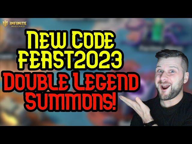 New Code AND Double Legend Summons - Infinite Magicraid