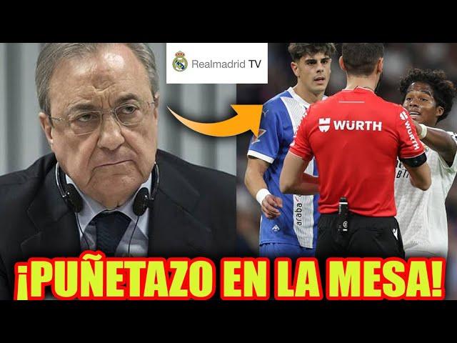 Florentino "DA ORDEN" a RMTV de hacer otro vídeo DEMOLEDOR por el arbitraje de ayer...Y LO PETA