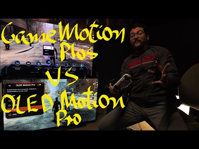 Input lag comparison: Samsung S95C Game Motion Plus vs LG C1 OLED Motion Pro High.