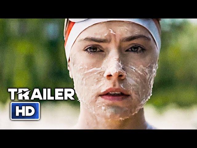 YOUNG WOMAN AND THE SEA Official Trailer (2024) Daisy Ridley, Stephen Graham Movie HD