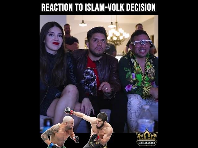 INSTANT REACTION: Henry Cejudo SHOCKED At Alexander Volkanovski vs Islam Makhachev UFC 284 Decision!