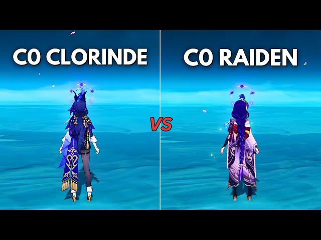 IS Raiden still the STRONGEST electro?? Raiden vs Clorinde ! [ Genshin Impact ]