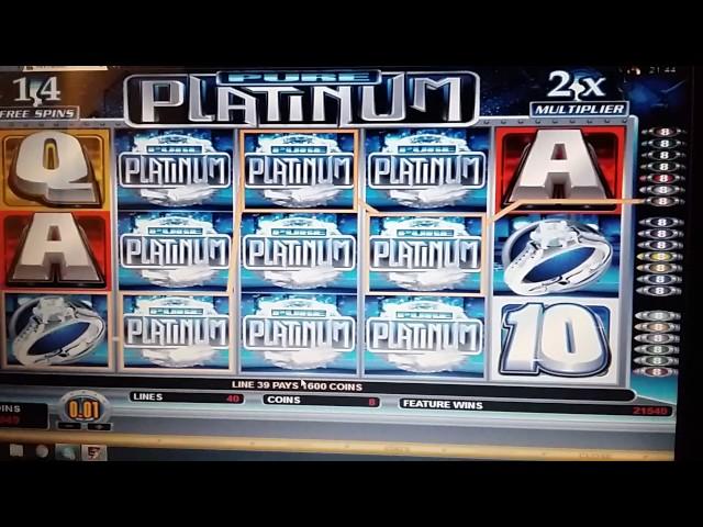 Massive Win on Pure Platinum @ Spin Palace Online Slots