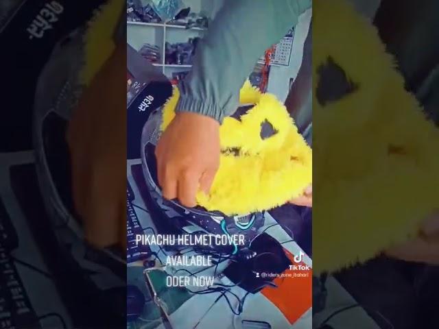 Pikachu helmet cover