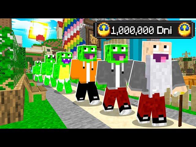 Przeżyłem 1.000.000 DNI w MINECRAFT! ⌛