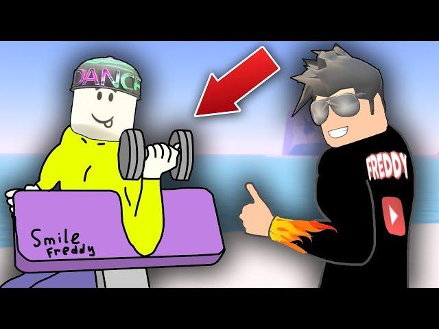 УЧЕНИК-НУБИК ХОЧЕТ СТАТЬ КАЧКОМ! НОВЫЙ СИМУЛЯТОР КАЧКА 4 -  Weight Lifting Simulator 4 ROBLOX