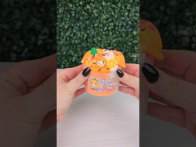 Orange Cow Cloud Slime. New slime #slime #cloudslime #slimeasmr