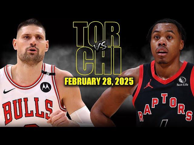 Chicago Bulls vs Toronto Raptors Full Game Highlights - February 28, 2025 | NBA Regular Season