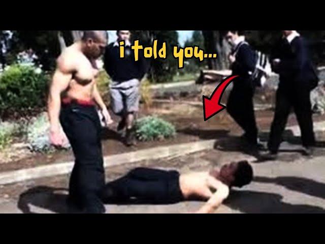 When Street Thugs Challenge Trained Fighters