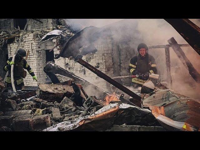 Russia launches massive missile and drone assault on Ukrainian capital