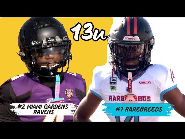   13U #1 Rare Breeds v #2 Miami Gardens Ravens | FLA v GA |  Battle Youth National Championships