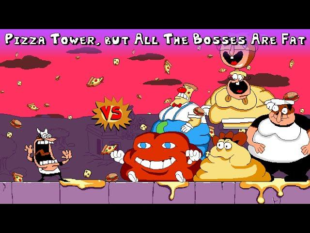 Perman: Pizza Tower, But All The Bosses Are Fat...