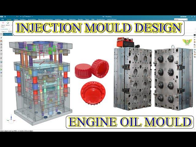 CAP MOLD DESIGN - PLASTIC INJECTION MOLD DESIGN FLIP FLOP CAP 38/23 ENGINE OIL CAP MOLD DESIGN