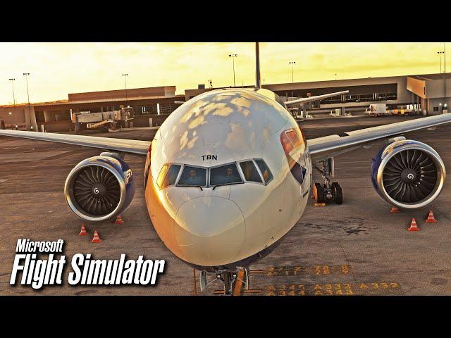 Flight Simulator in 2024: RTX™ 4070 Ti Super + 4K ULTRA GRAPHICS | New York  London | BA 777-300ER