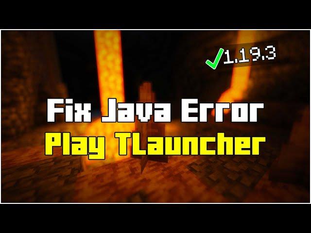 How To Fix Java Error in Tlauncher - Play Minecraft 1.20.2 in Tlauncher! (2023)