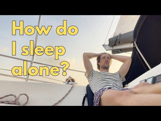 How to choose watch-schedule Solo Sailing | HOW DO I SLEEP ALONE | Solo Atlantic crossing vlog #11