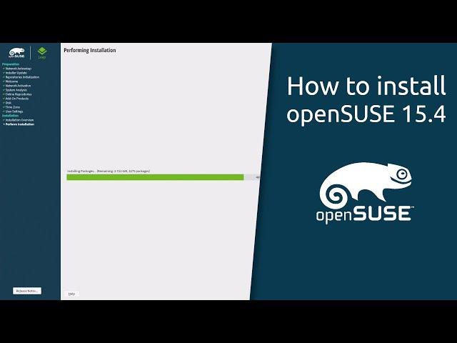 How to install openSUSE 15.4