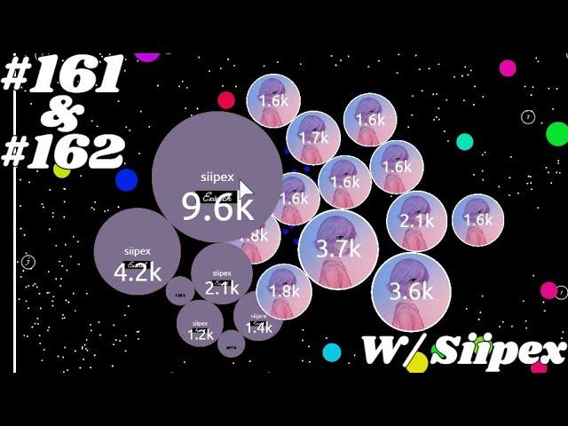 Agar.io - Duo Takeover #161&162 (W/ Siipex)