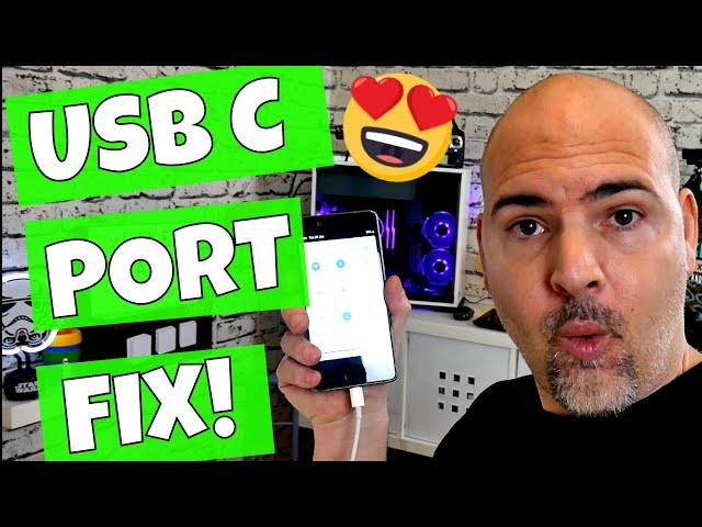 USB C Charging Port Fix With 6 Household Items
