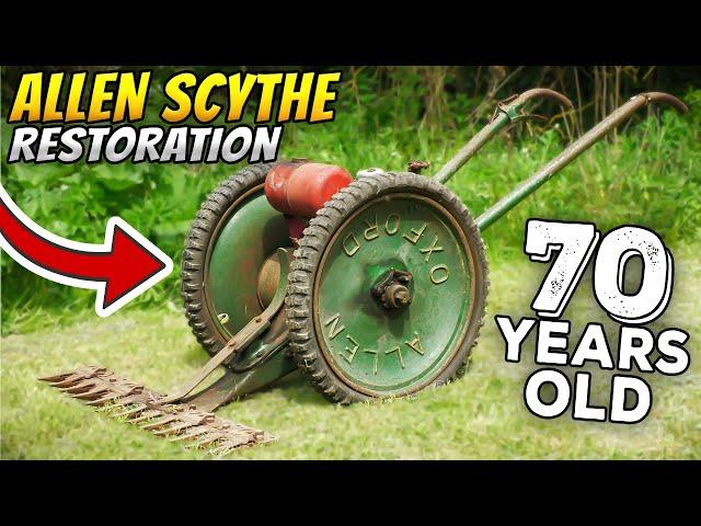 HISTORIC 70 YEAR OLD SCYTHE RESTORATION | World War 2 Machine!