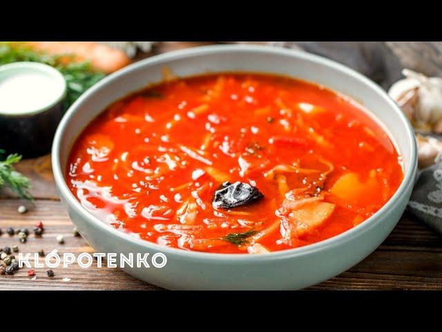 Ukrainian Borshch with pork ribs | Ukrainian cuisine | Ievgen Klopotenko