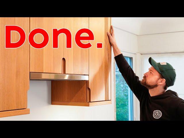 FINISHED! A year of building Hand-Made Kitchen Cabinets