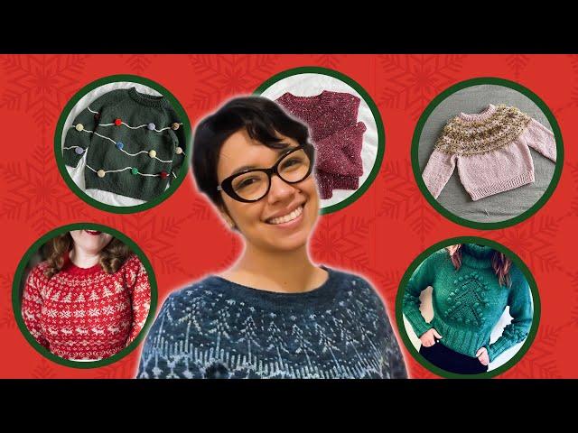 5 Not-Ugly Christmas Sweater Patterns to Knit