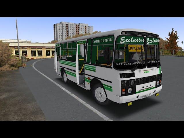 OMSI 2 MAP Чистогорск 0.9.3 BUS PAZ 32054 Маршрут 38K