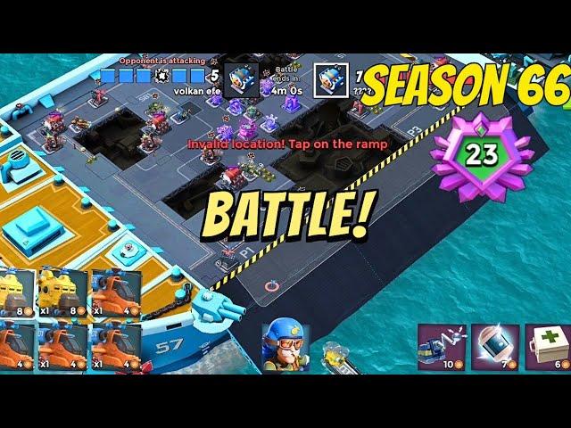 Boom Beach Warships Season 66 [ 7 ER Unlocked! Next Troop Damage ]