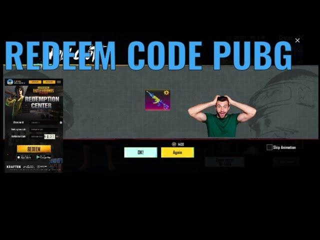 REDEEM CODE PUBG || WE ARE BACK || WORKING AND WITH PROOF ||