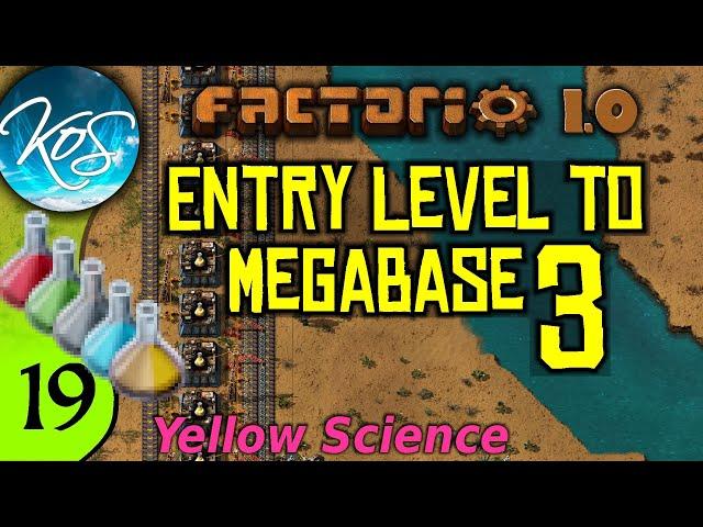 Factorio 1.0 Entry Level to Megabase 3, Ep 19: UTILITY SCIENCE & TRAIN STATION - Guide, Tutorial