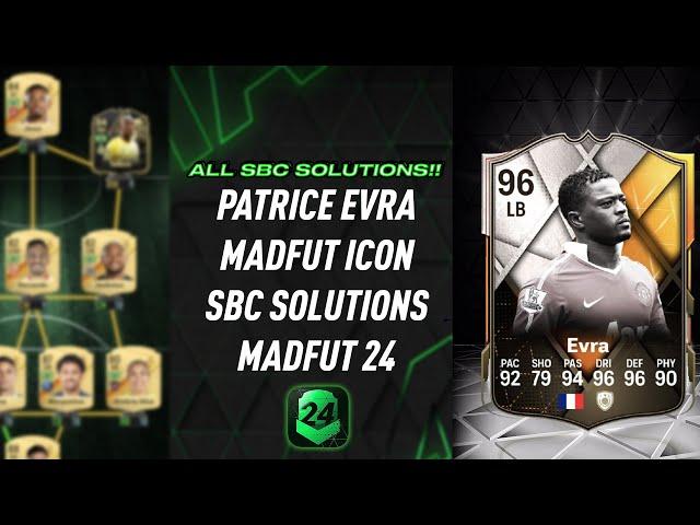 PATRICE EVRA | ALL 19 SBCS | (Easiest Way Possible) | MadFUT 24