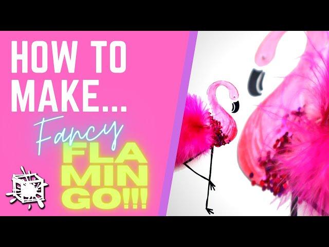 FLAMINGO CRAFT | HOW TO MAKE | QUICK & EASY // step by step for kids