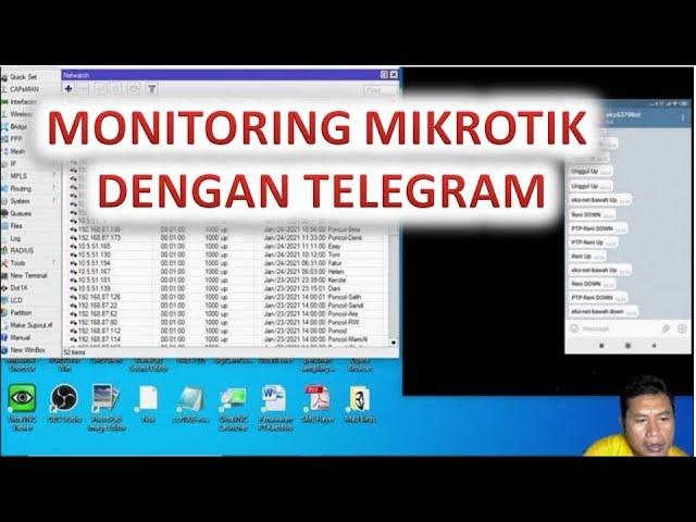 Monitoring Mikrotik dengan Telegram