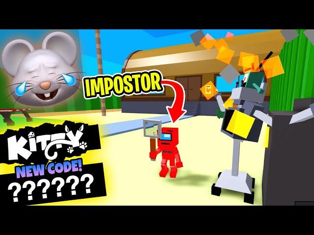 ROBLOX KITTY CHAPTER 5 SECRET ENDING + EXCLUSIVE CODE + AMONG US SKIN..