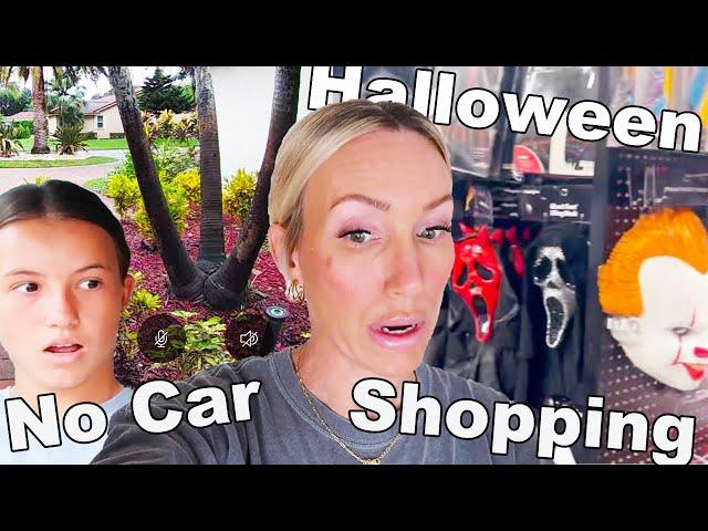 Halloween Costume Shopping | Trader Joes Haul | My Escalade is Gone!