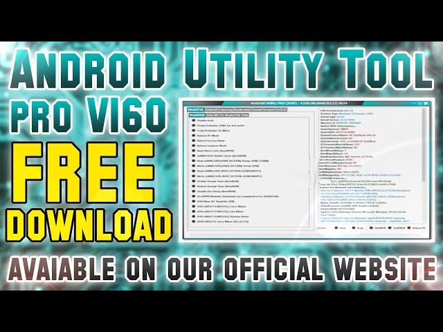 Android Utility Tool pro V160 Latest Version Free Download