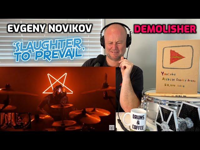 Drum Teacher Reacts: SLAUGHTER TO PREVAIL - DEMOLISHER (Drum Play-Through by Evgeny Novikov)