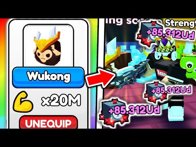 I Bought WUKONG PETS and BEAT NEW WORLD in Roblox Pull a Sword..