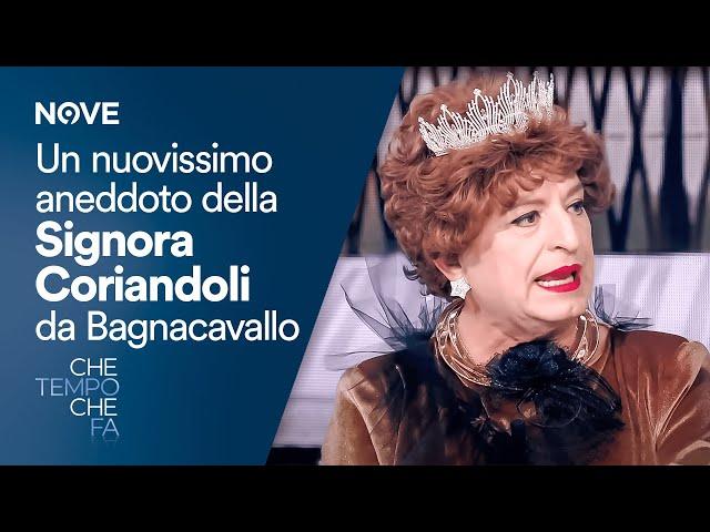 Che tempo che fa | Un nuovissimo aneddoto della Signora Coriandoli da Bagnacavallo