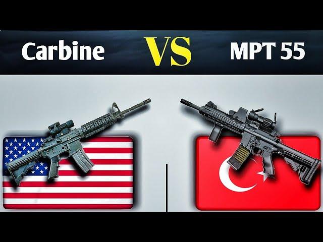 Turkish MPT-55 VS American M4 Carbine Assault Rifle